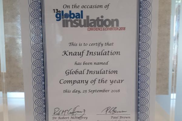 Global Insulation Award